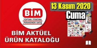 13 Kasım 2020 Cuma BİM aktüel ürünler kataloğu açıklandı!