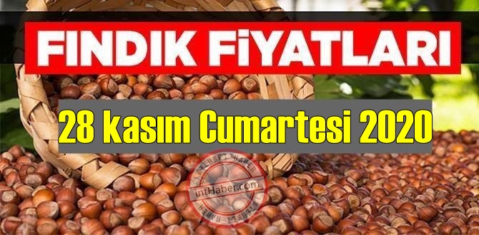 28 kasım Cumartesi 2020 Türkiye günlük Fındık piyasası, Fındık bugüne nasıl başladı