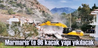 Muğla'da kaçak yapılaşmayla mücadele çalışmaları yoğun şekilde sürüyor