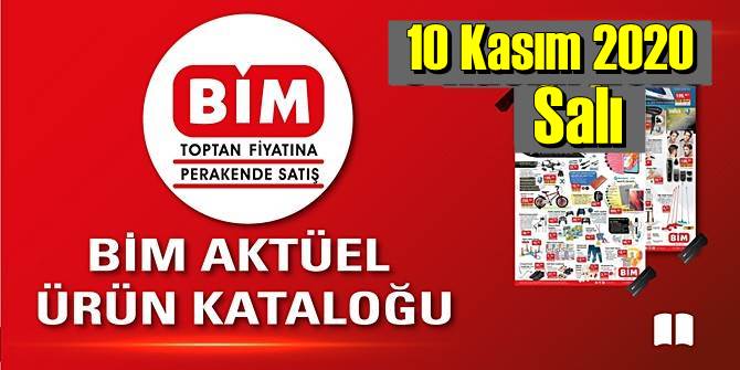 10 Kasım 2020 Salı BİM aktüel ürünler kataloğu açıklandı!