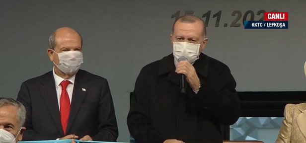 Başkan Erdoğan, Lefkoşa Acil Durum Hastanesi'nin açılış törenine katıldı
