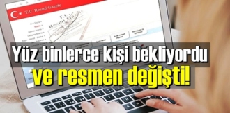 Yüz binlerce kişi bekliyordu ve resmen değişti!