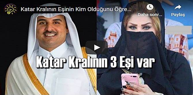 Katar Kralının 3 Eşi var