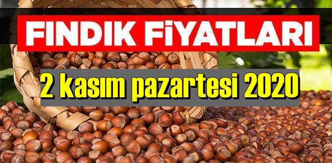 2 kasım pazartesi 2020 fındık fiyatları :