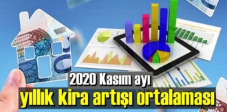 Kasım ayı yıllık kira artışı ortalaması yüzde 12