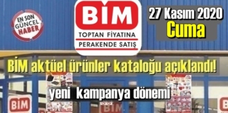 BİM aktüel ürünler kataloğu açıklandı