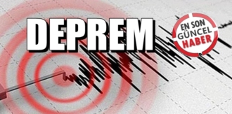 4.8 büyüklüğünde bir deprem