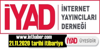 www.inthaber.com adlı Web Haber SİTEMİZ İYAD ÜYESİ OLDU