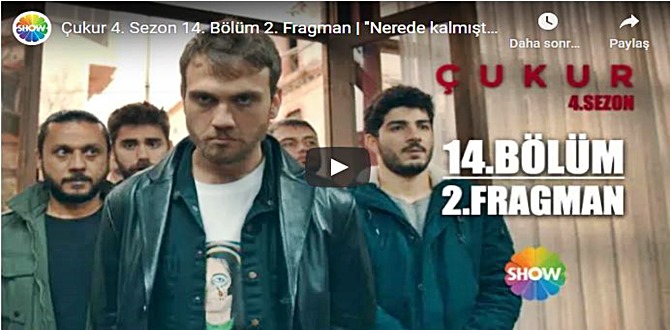 6 Aralık – Çukur 106.Bölüm 2. Fragmanına bakıver