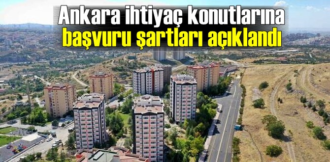 Ankara Büyükşehir Belediyesi, ihtiyaç sahiplerine 100 TL kirayla konut imkanı sağlıyor