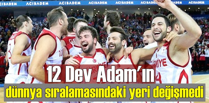 Bu yıl 12 Dev Adam, dünya sıralamasında 15. oldu!