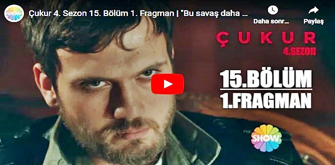 11 Aralık – Çukur 107.Bölüm Fragmanına bakıver