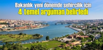 Bakanlık yeni dönemde şehircilik için 4 temel argüman belirledi