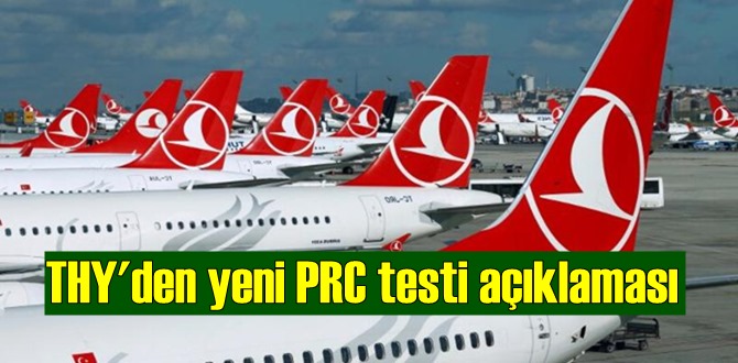 THY'den yeni PRC testi açıklaması