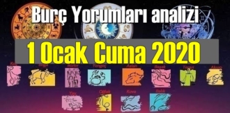 1 Ocak Cuma 2020/ Günlük Burç Yorumları analizi Yılın ilk günü