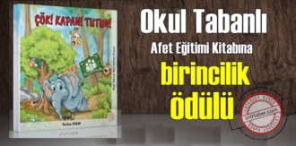 Okul Tabanlı Afet Eğitimi Kitabına birincilik ödülü
