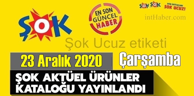 ŞOK 23 Aralık 2020 Çarşamba aktüel ürünler kataloğu açıklandı