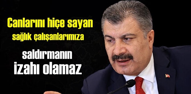 Bakan Koca, Samsun Bafra Devlet Hastanesi’nde görevli doktora bıçaklı saldırı girişimine tepki gösterdi