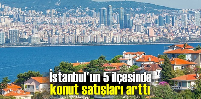 İstanbul'un 5 ilçesinde konut satışları arttı