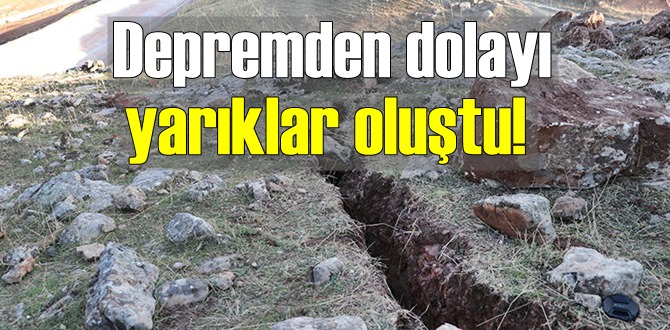 Siirt'in Kurtalan'da Ürküten görüntü! Depremden dolayı yarıklar oluştu!