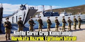 MSB'den açıklama geldi; Amfibi Görev Grup Komutanlığı Harekata Hazırlık Eğitimleri bitirdi!