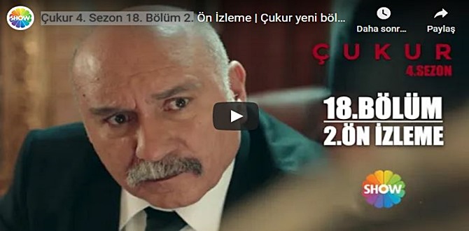 5 Ocak – Çukur 4. Sezon 18. Bölüm 2. Fragmanına bakıver