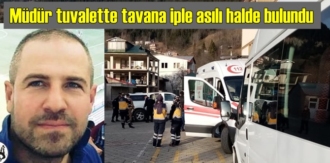 Trabzon'da okulda korkunç Olay! Ortaokulu müdürü iple aslı bulundu!