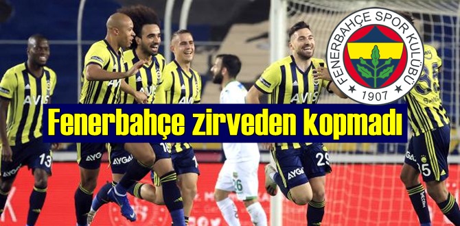 Süper Lig'in 17. haftasında Fenerbahçe zirveden kopmadı