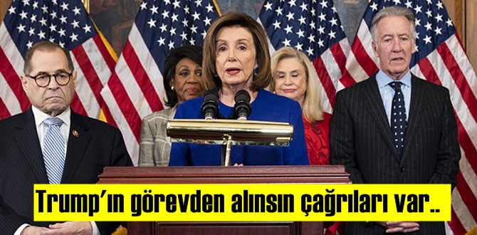 Trump görevden alınsın Teklifi! Trump'ın görevden alınsın çağrıları var..