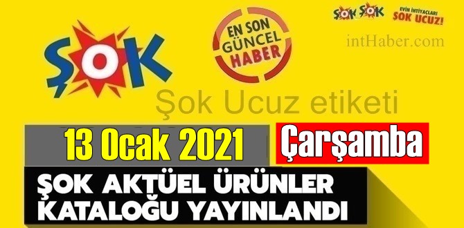 13 Ocak 2021 Çarşamba ŞOK aktüel ürünler kataloğu açıklandı