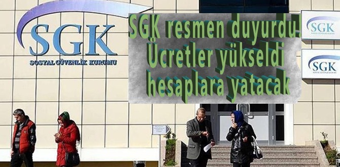 SGK resmen Tebliğ edip yayımladı! Ücretler enflasyon oranında arttı , hesaplarada olacak!