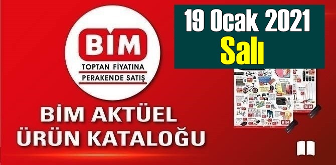 19 Ocak 2021 Salı BİM aktüel ürünler kataloğu açıklandı