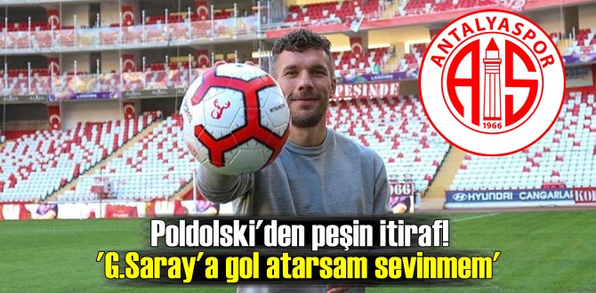 Antayaspor'un Alman yıldızı Podolski: 'Performansımız yeterli değil' dedi!