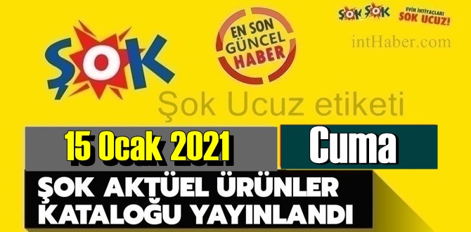 15 Ocak 2021 Cuma ŞOK aktüel ürünler kataloğu açıklandı