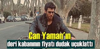 Can Yaman'ın deri kabanının fiyatı!! Vay Canına