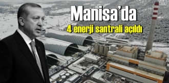 Cumhurbaşkanı Erdoğan, video konferans yoluyla Manisa’da 4 enerji santralinin açılışını Yaptı!