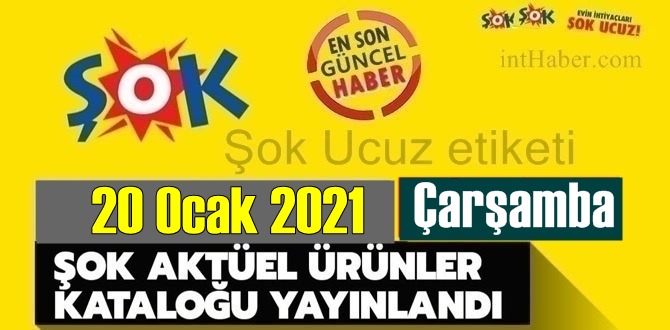 20 Ocak 2021 Çarşamba ŞOK aktüel ürünler kataloğu açıklandı