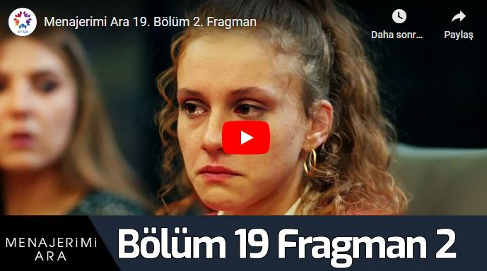 2 Ocak – Menajerimi Ara 19.Bölüm 2. Fragmanına bakıver