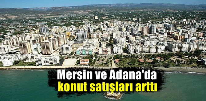 2020 yılında en çok konut satılan 6'ncı şehir Mersin olurken Adana, 12'nci sırada yer aldı