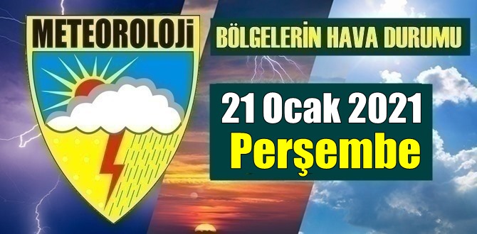 21 Ocak 2021 Perşembe Hava durumu açıklandı, Bölgelerimizde Kar – Don ve Yağmur ağırlıklı olacak!