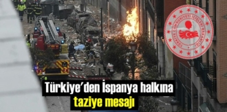Türkiye'den İspanya halkına taziye mesajı
