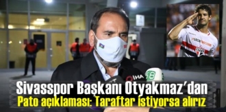 Mecnun Otyakmaz: Sürekli Alexandre Pato mesajı atıyorlar! Otyakmaz ,Pato'nun transferine değindi!