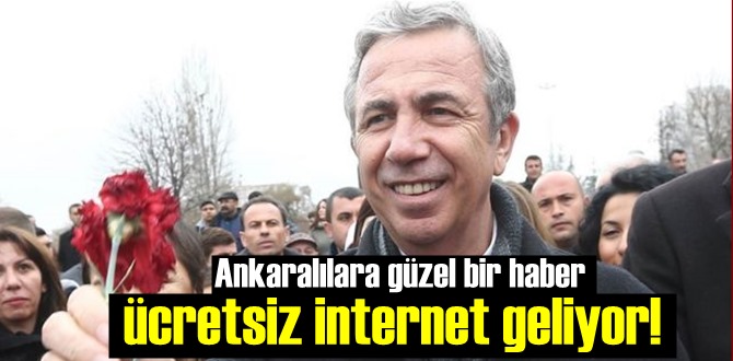 Ankaralılara güzel bir haber, ücretsiz internet geliyor! wifi.ankara.bel.tr