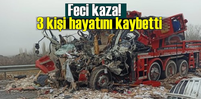 Acı haber, Feci kaza! 3 kişi hayatını kaybetti