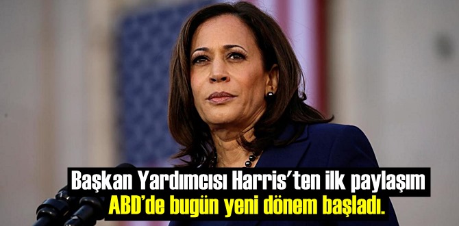 Yeni Başkan Joe Biden'in sağ kolu Kamala Harris: ABD’de bugün yeni dönem başladı