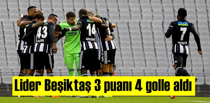 Süper Lig'in 20. haftasında Beşiktaş liderliğini sürdürdü