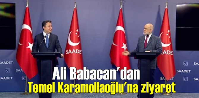 Partiler arası ziyaretlerde hareketlilik! Babacan, Temel Karamollaoğlu'nu ziyaret etti