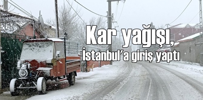 Balkanlar'dan gelen soğuk hava ile Kar yağışı Batında yurda girdi!