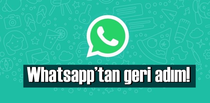 Whatsapp’tan geri adım! Gizlilik sözleşmesi 3 ay ertelendi