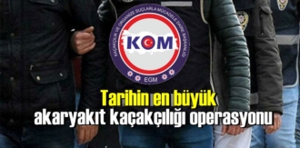 Tarihin en büyük akaryakıt kaçakçılığı operasyonu: 220 kişi gözaltına alındı!